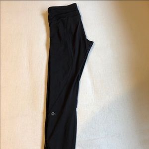 Lululemon mesh leggings with zipper